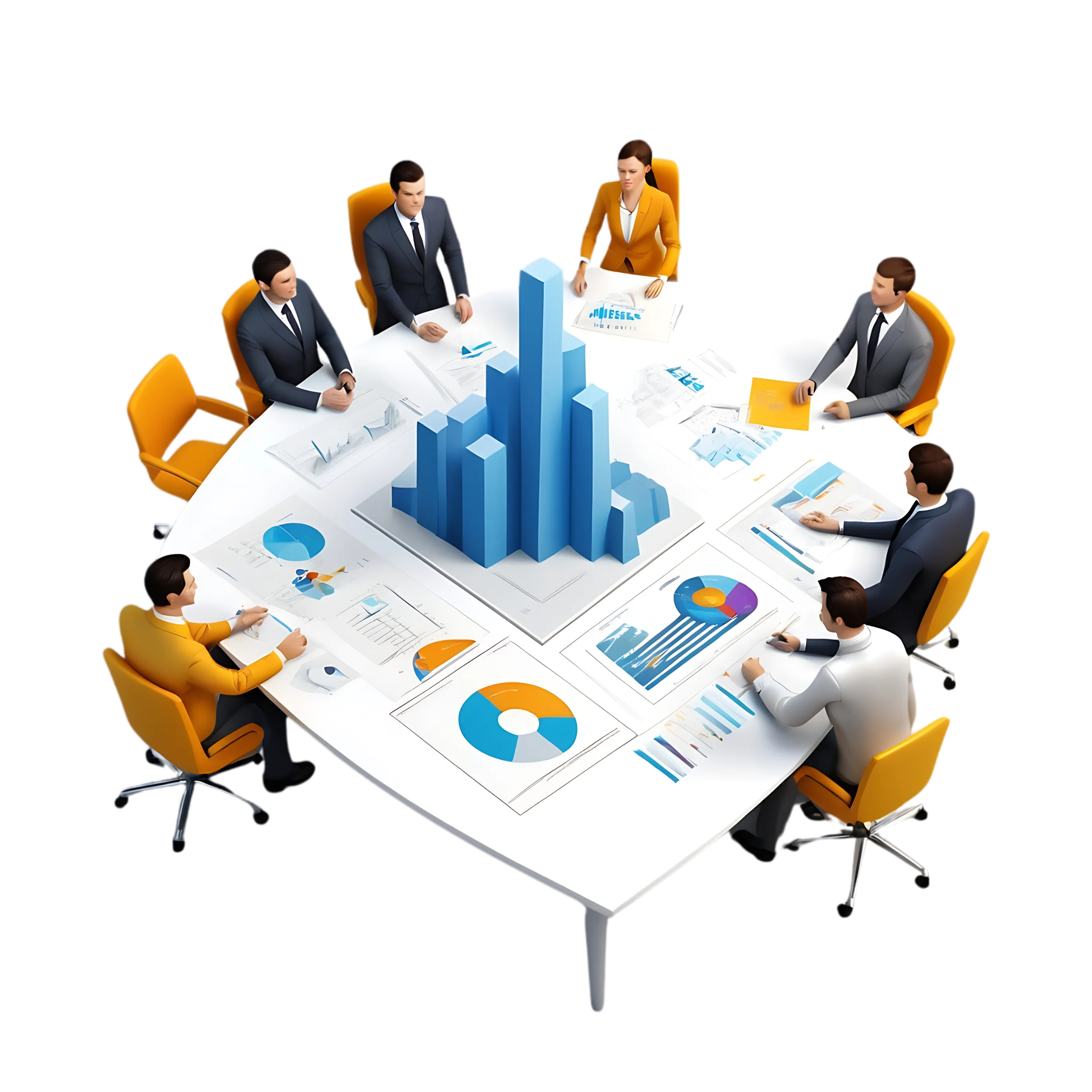 —Pngtree—leader sales team presentation discussing_20720919
